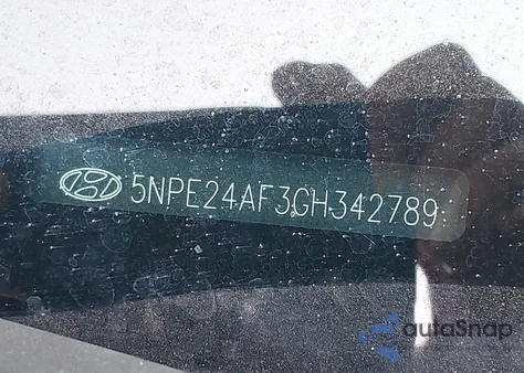 2016 Hyundai Sonata Se z USA, uszkodzony, nr VIN 5NPE24AF3GH342789